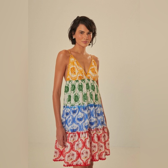 FARM Rio Summer Mix Mini Dress - Picture 1 of 3